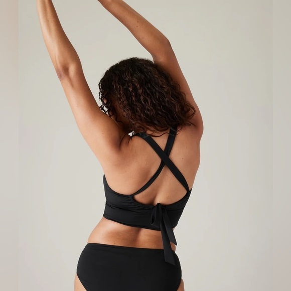 NWT! Athleta Black Plunge Bikini Top D-DD - Multiple Sizes 🩵 - Picture 6 of 12